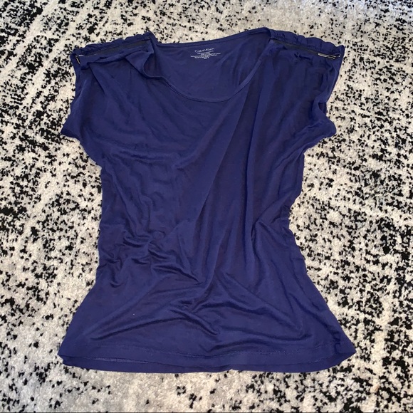 Purple Sleeveless Calvin Klein Top Sz Med - Picture 2 of 8